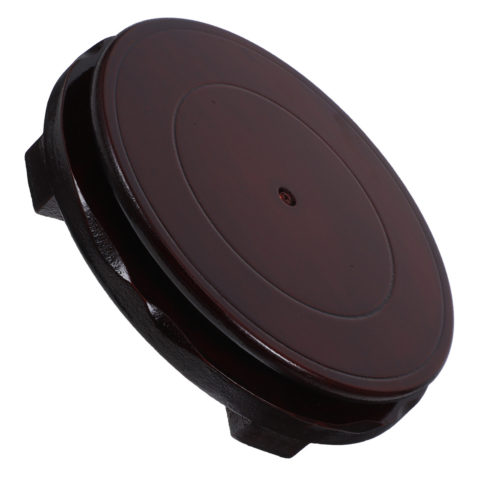 Woodworking Show - Rotatable Wooden Plant Stand 18Cm Diameter