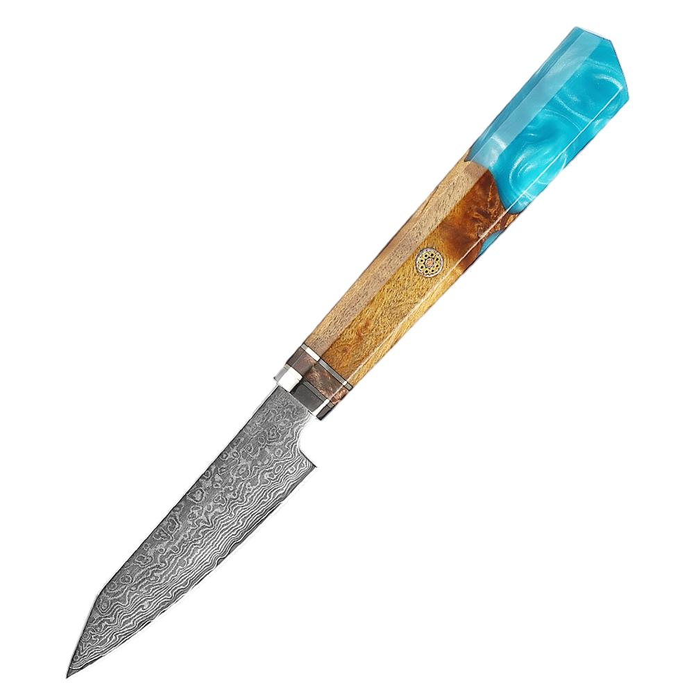 Woodworking Japanese - XITUO Damascus Paring Knife Fruit Knife