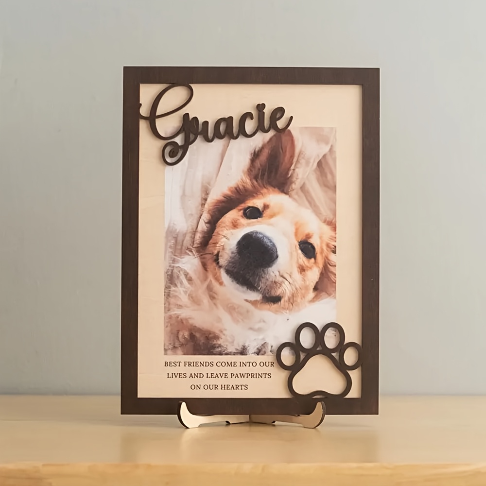 Woodworking Show - Customizable Personalized Wooden Pet Photo Frame