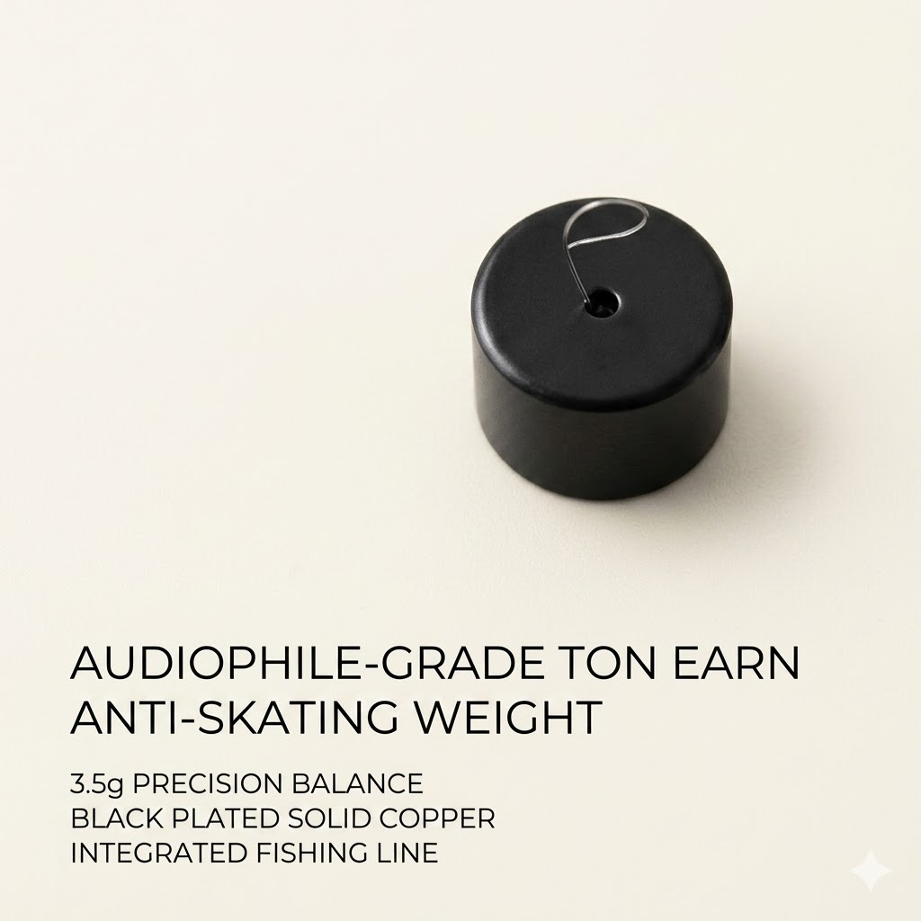 Turning Gouge Set - Turntable Anti-Skate Counterweight 3.5g Black Copper