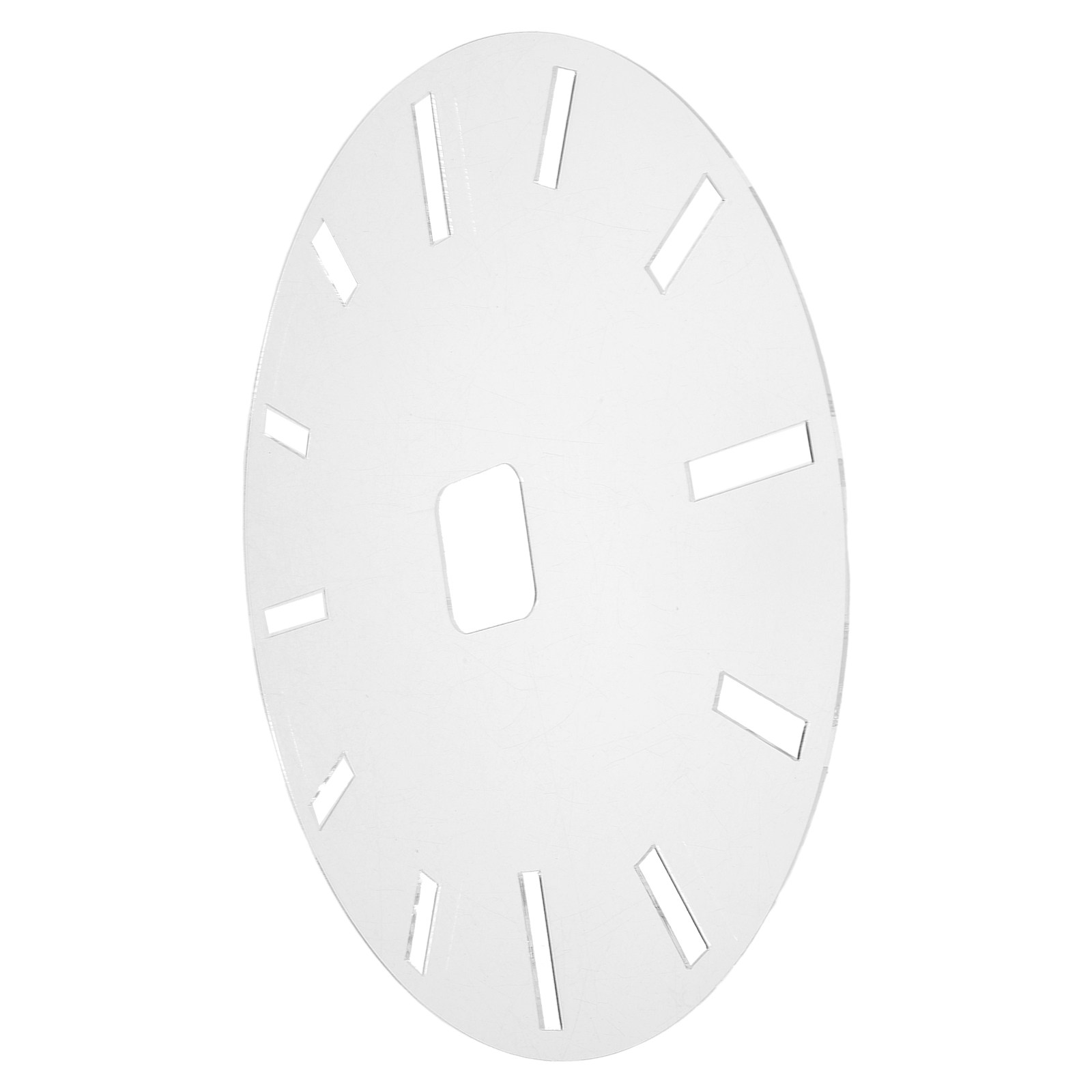Woodworking Router Templates - Acrylic Clock Face Template 10 Inch