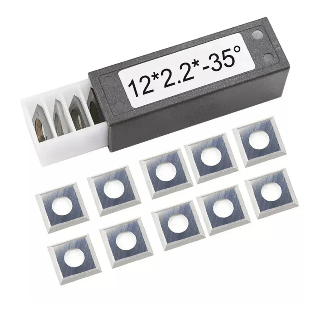Parting Tool Lathe - 10pcs Square Carbide Inserts Blades 12x12x2.2mm