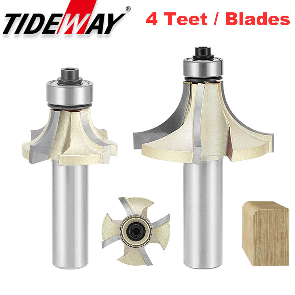 Woodworking Router Templates - Tideway 4 Blades Round Corner Router