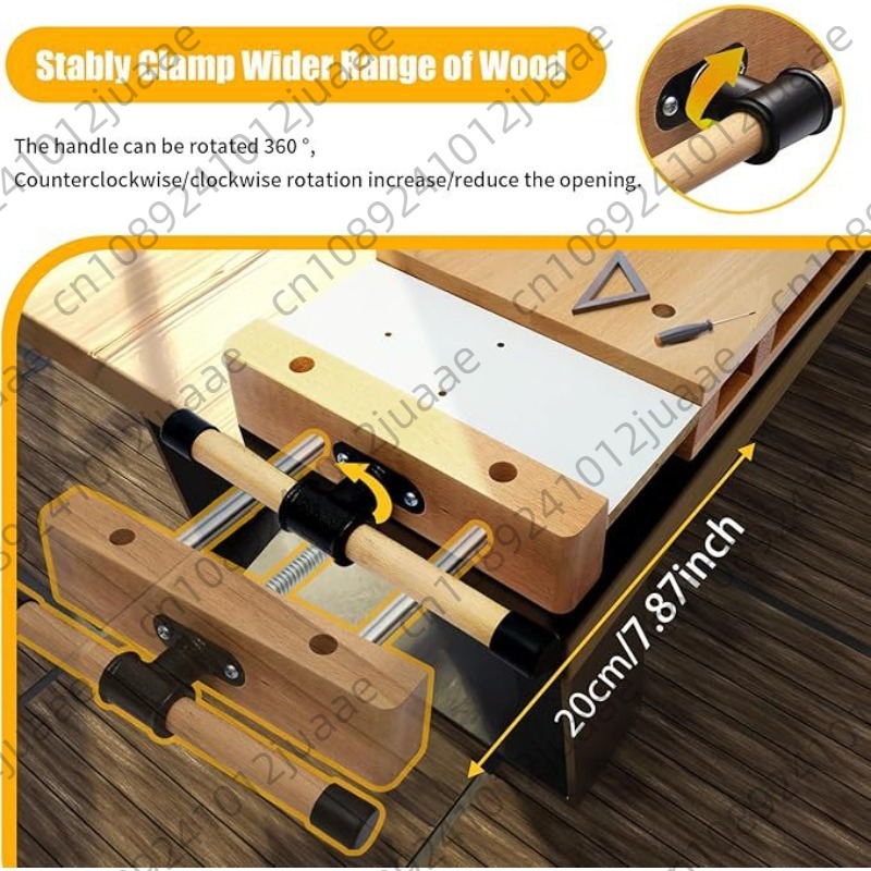 Hardwood Bench Desktop Woodwor - Woodworking Vise ulasan dan harga