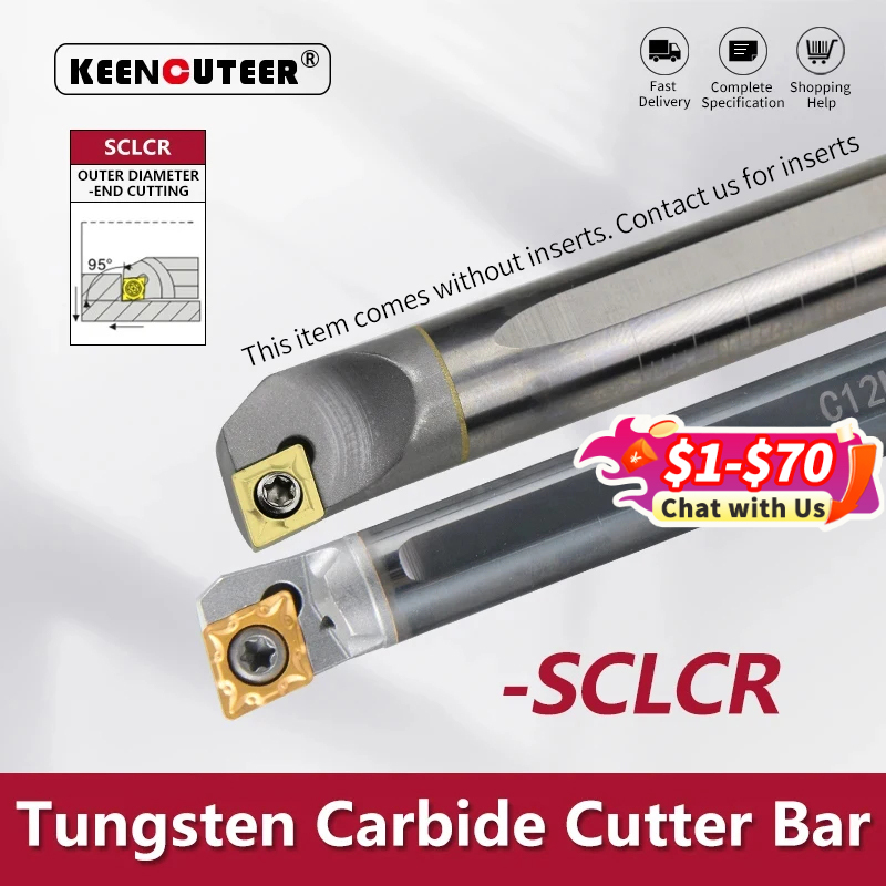 Tungsten Carbide SCLCR06 SCLCR - Parting Tool Lathe ulasan dan harga