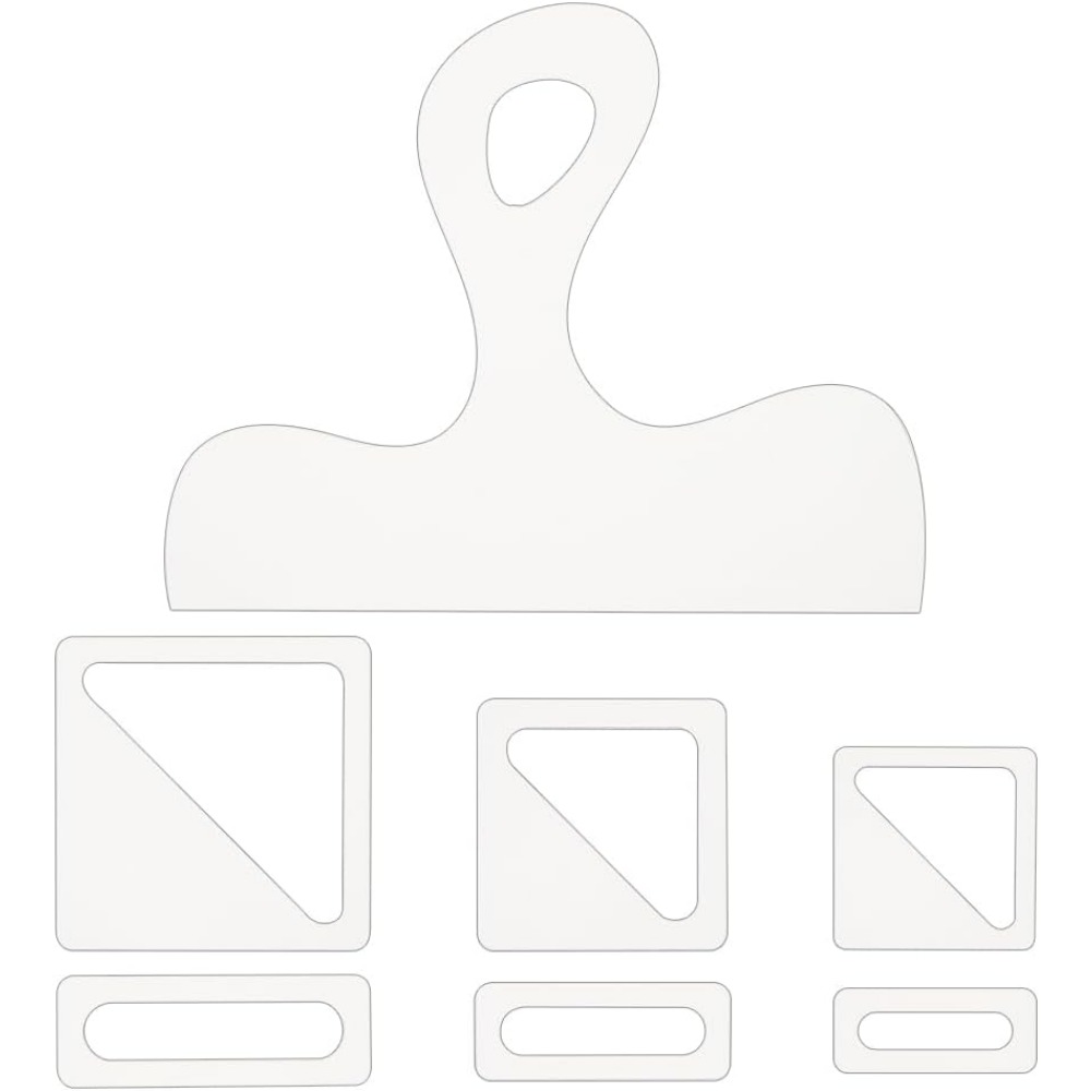 7Pcs Charcuterie Template Acry - Woodworking Router Templates ulasan dan harga