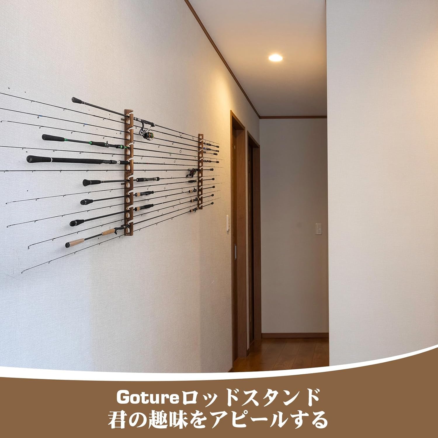 Goture Wood Fishing Rod Holder - Woodworking Show ulasan dan harga