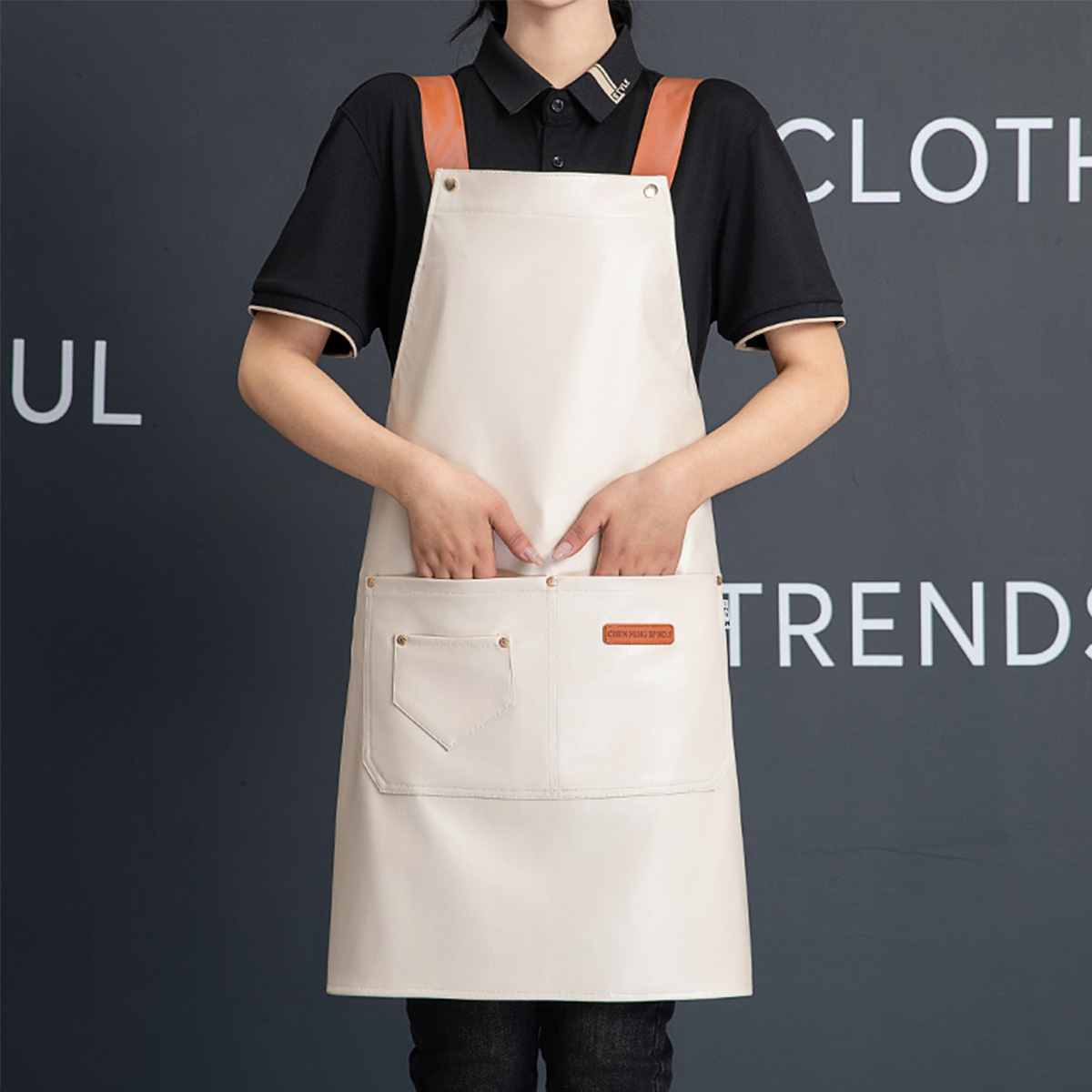1 Piece Adjustable PU Artifici - Woodworking Apron ulasan dan harga