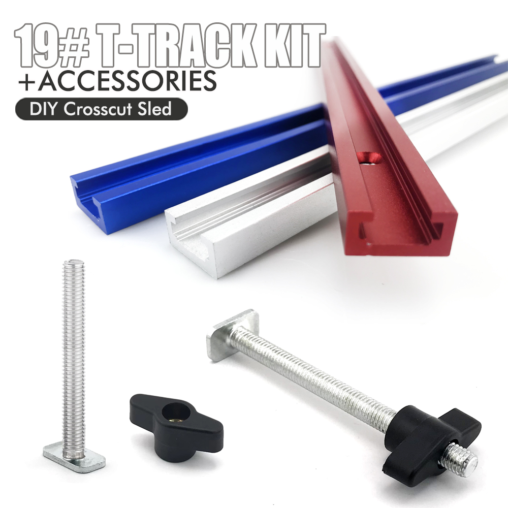 Woodworking 19# T-track Kit an - Woodworking Cutting Tools ulasan dan harga