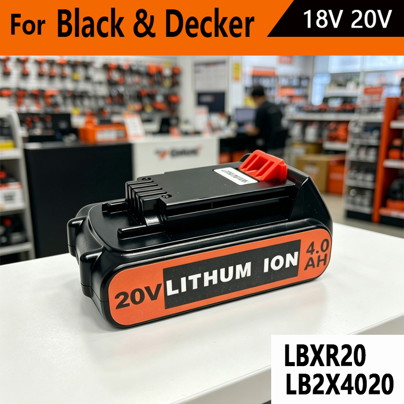high capacity 8Ah LBX20 Replac - Black+Decker Tool 20V Max ulasan dan harga