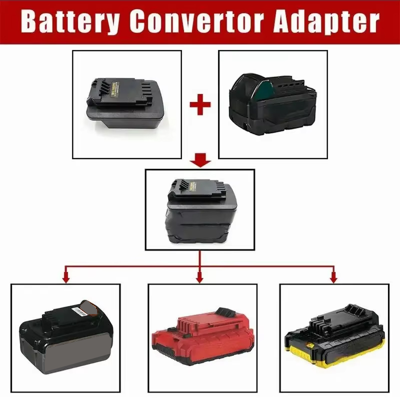 Battery Adapter For Milwaukee  - Black+Decker Tool 20V Max ulasan dan harga