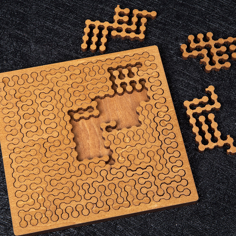 Impossible Wooden Puzzle IQ Pu - Woodworking Hobby ulasan dan harga