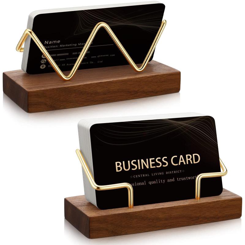 【A8】Wooden Business Card Holde - Woodworking Show ulasan dan harga