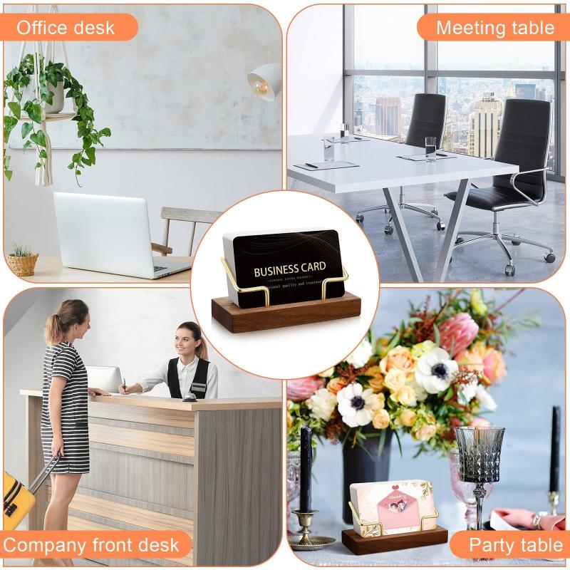 【A8】Wooden Business Card Holde - Woodworking Show ulasan dan harga