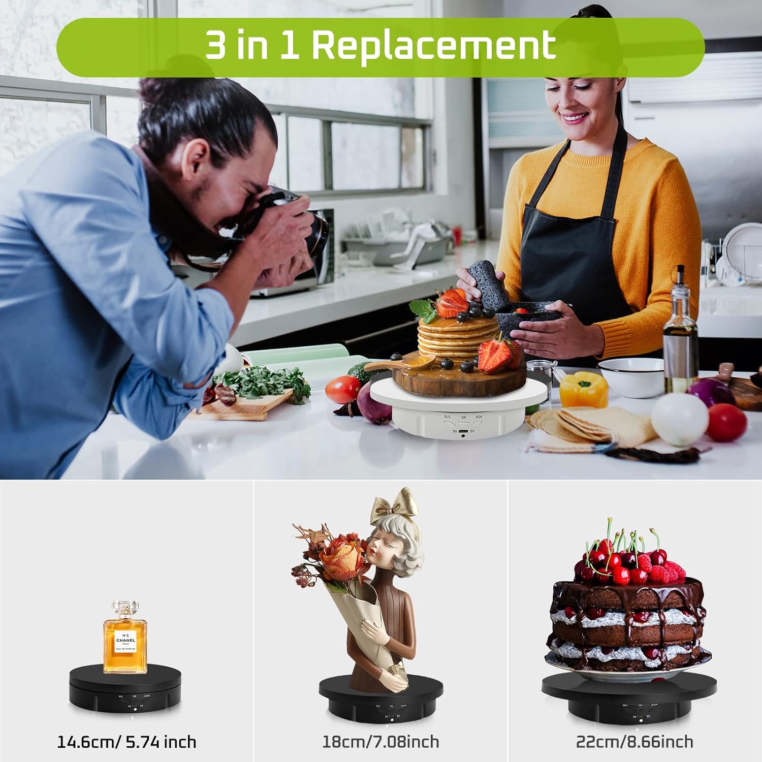 3in1Motorized Rotating Display - Turning Gouge Set ulasan dan harga