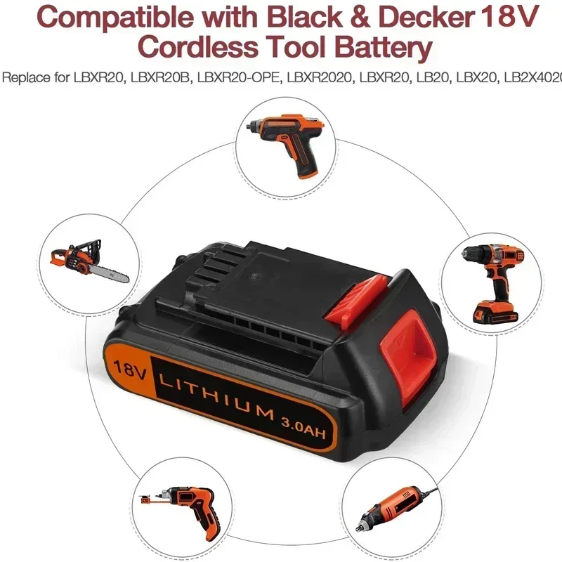 18V  3.0Ah BL2018 Replacement  - Black+Decker Tool 20V Max ulasan dan harga