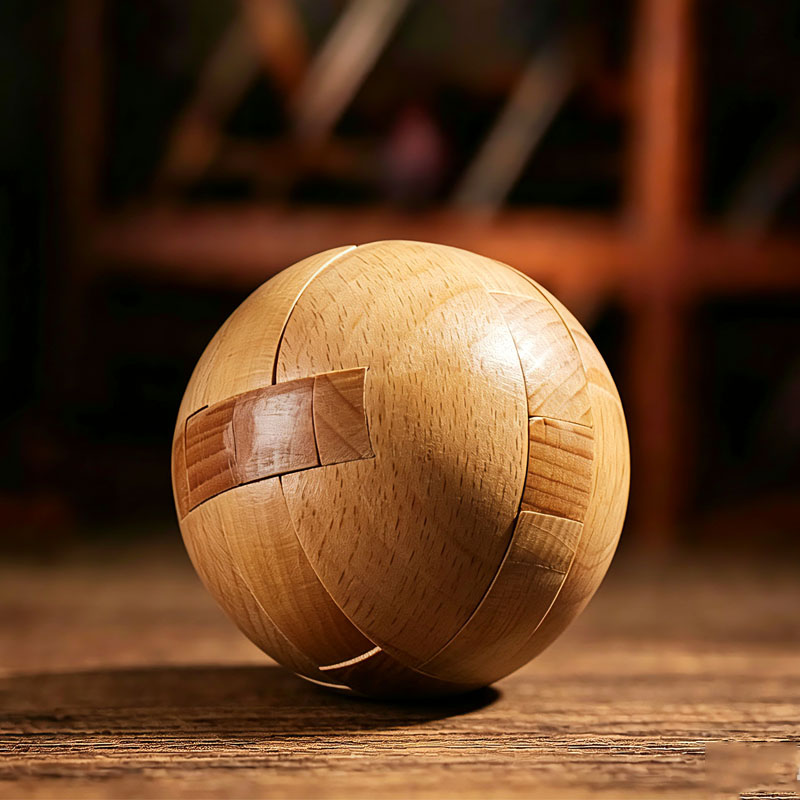 Classic Wooden Puzzle Ball Mag - Woodworking Hobby ulasan dan harga