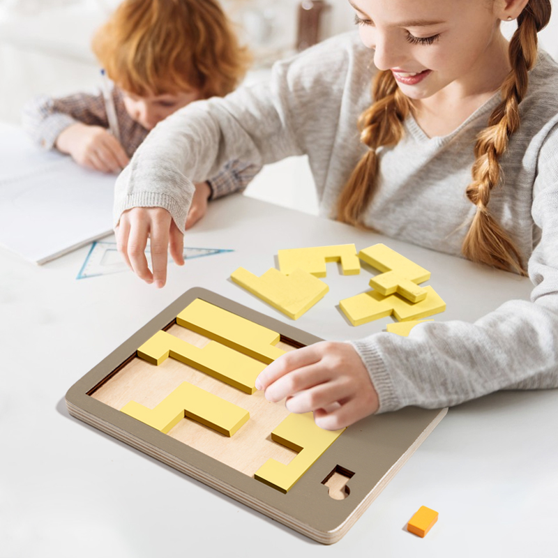 Wooden Geometric Puzzles Chall - Woodworking Hobby ulasan dan harga