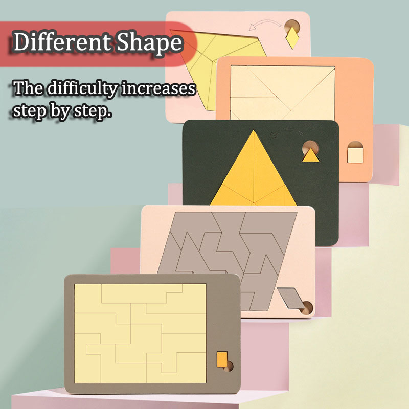 Wooden Geometric Puzzles Chall - Woodworking Hobby ulasan dan harga