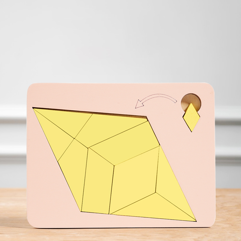 Wooden Geometric Puzzles Chall - Woodworking Hobby ulasan dan harga