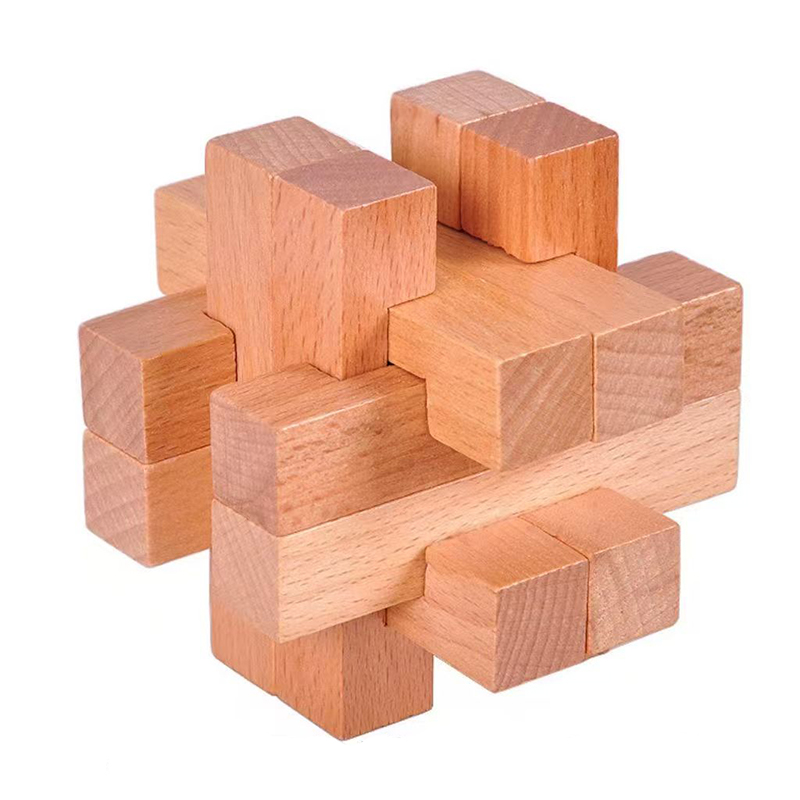 Wooden Brain Teaser for Adults - Woodworking Hobby ulasan dan harga