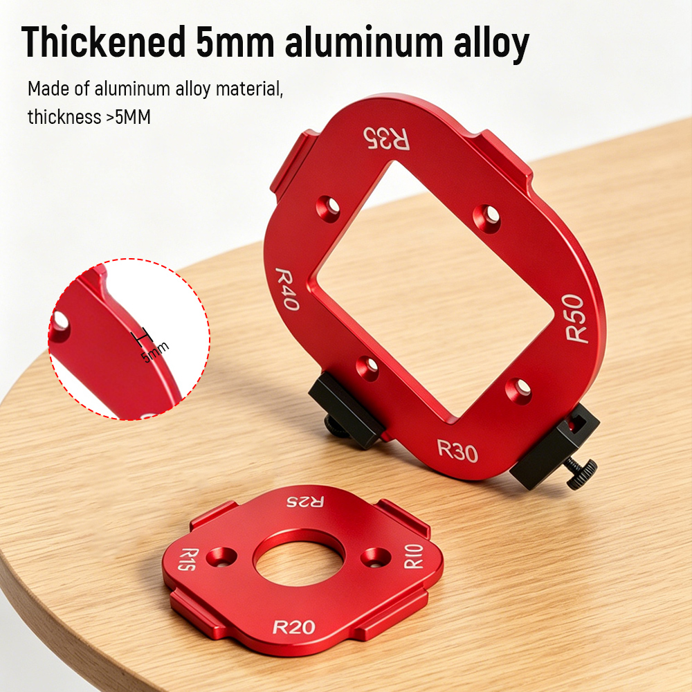 Aluminum Round Corner Radius T - Woodworking Router Templates ulasan dan harga