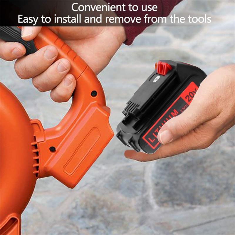 3000mAh 20V Lithium Battery Re - Black+Decker Tool 20V Max ulasan dan harga