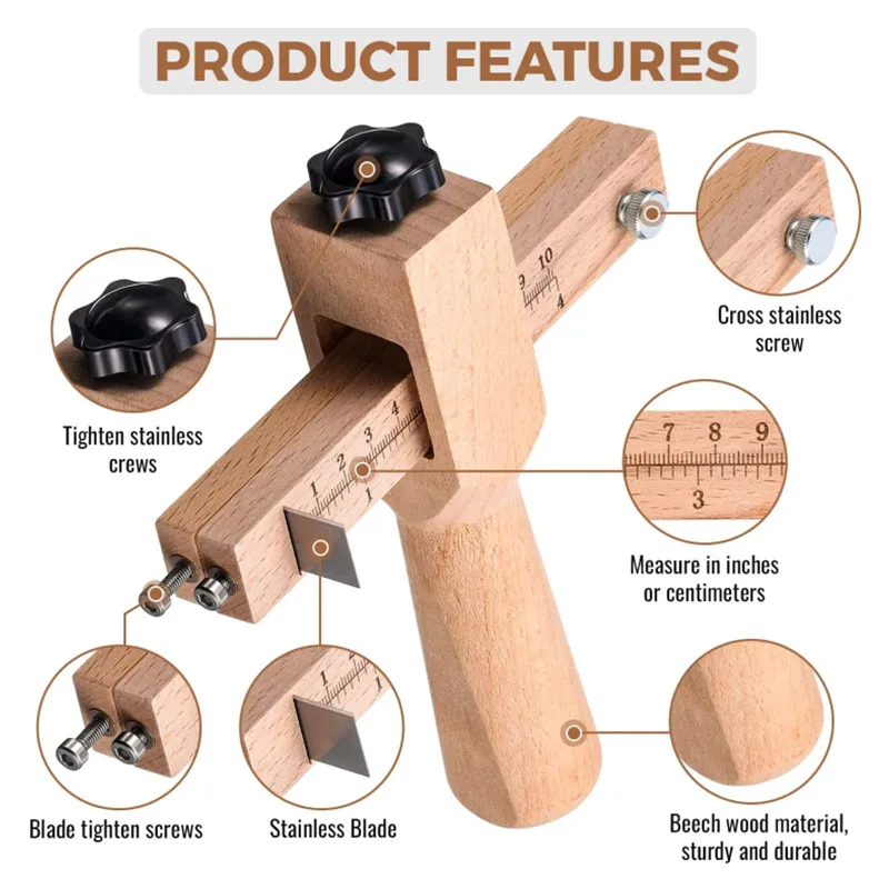 New Adjustable Leather Strap B - Woodworking Veneer Cutter ulasan dan harga